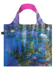 Bolsa Tela - Water Lillies - Claude Monet (Neon Pink)