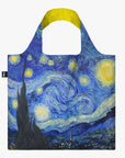 Bolsa Tela - La Noche Estrellada (Neon Yellow) - Vincent van Gogh