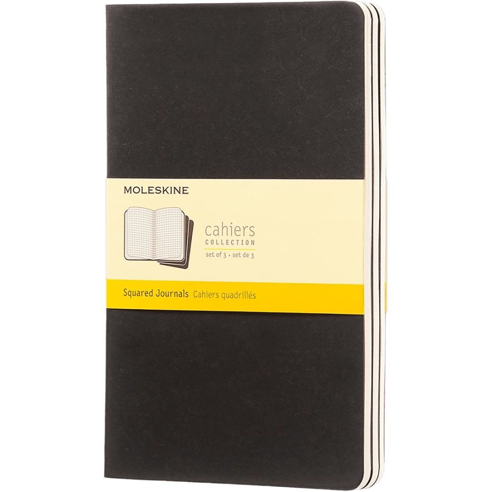 Set Libretas Cahier - Large Negro