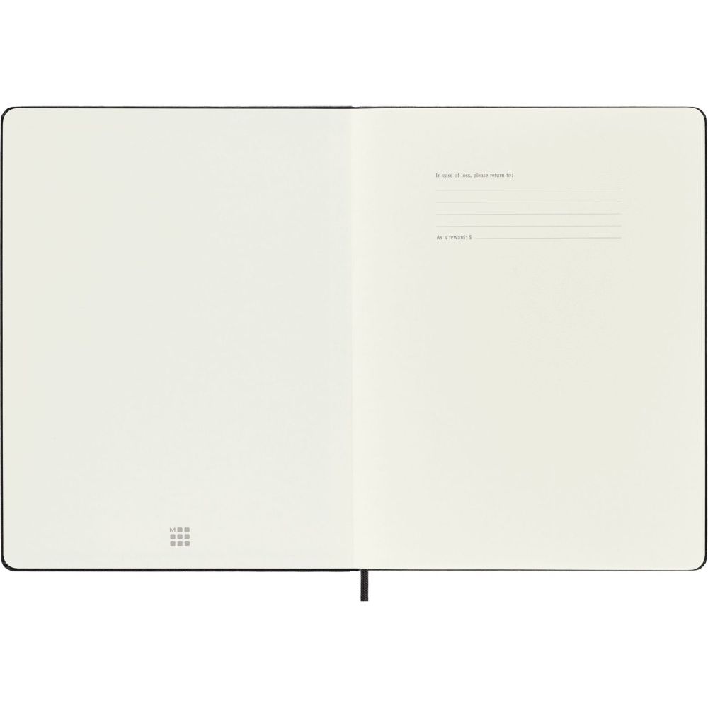 Libreta Clásica - Extra Large Negra