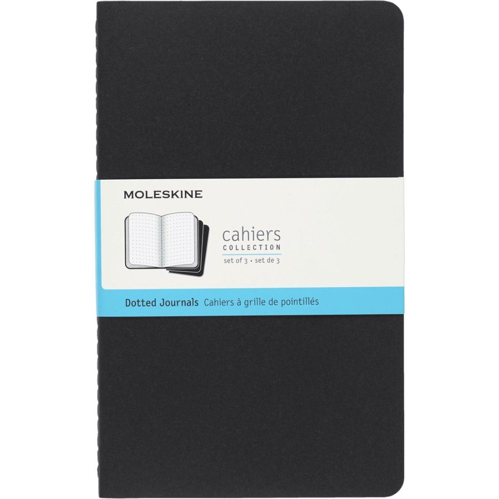 Libretas Cahier Large - Negro - Puntos
