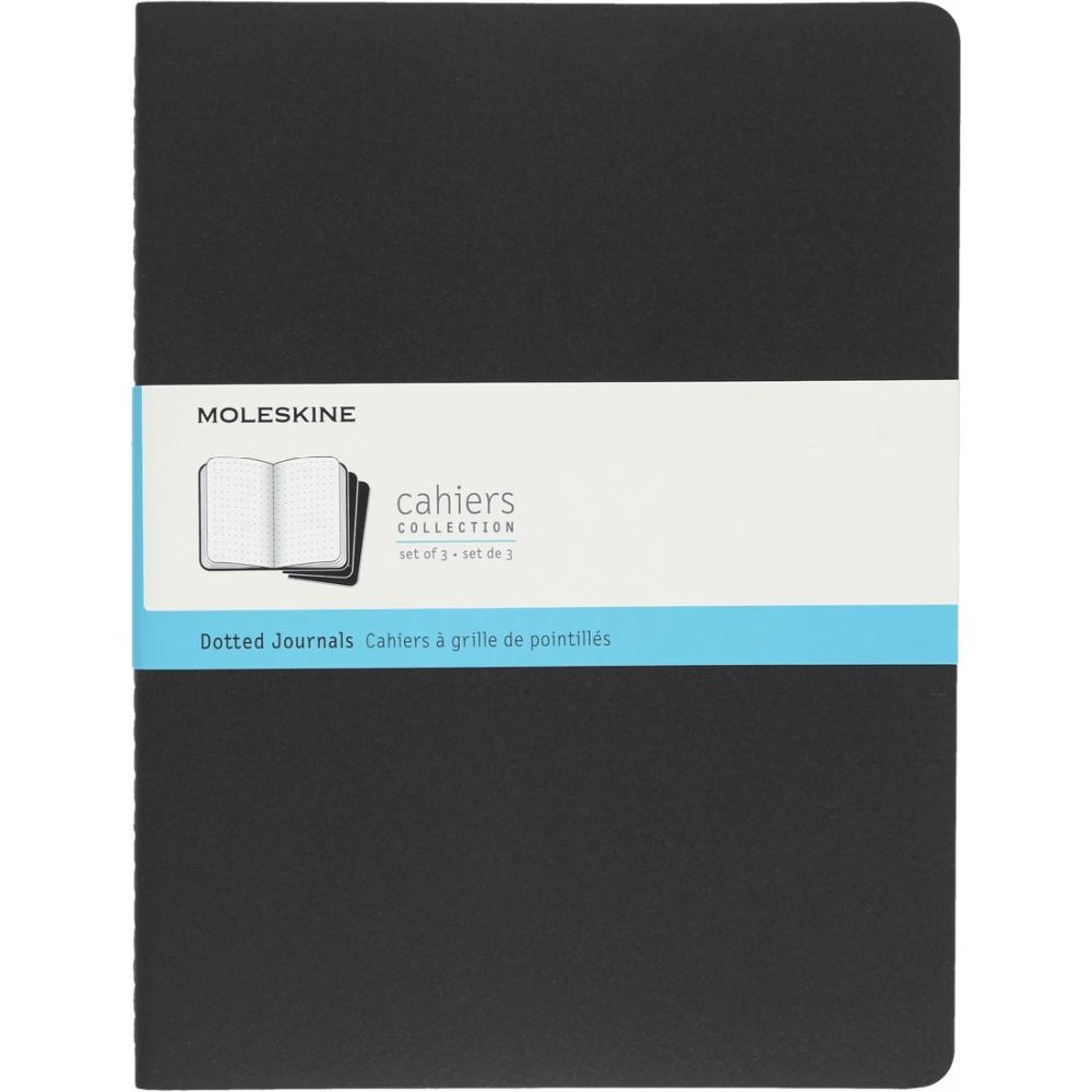 Libretas Cahier Extra Large - Negro - Puntos
