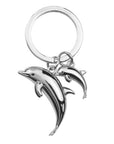 Llavero - Delfines Plata