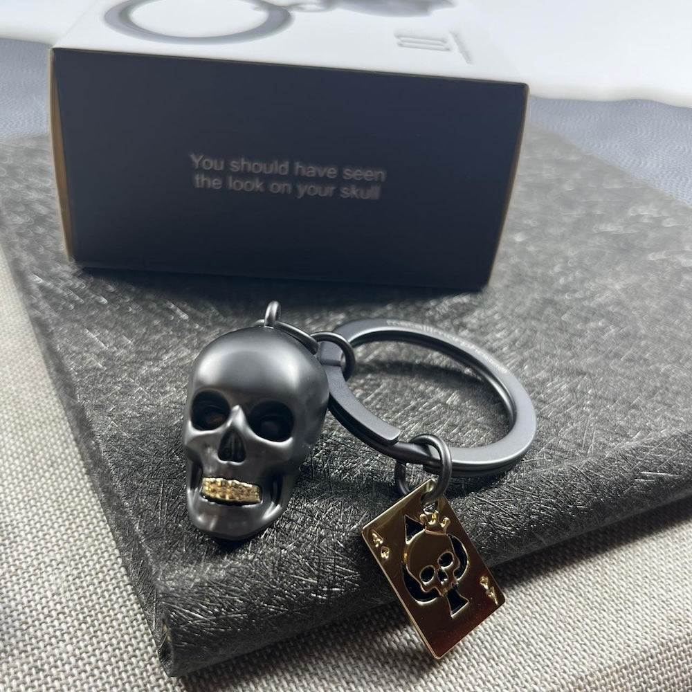 Llavero - Calavera Negra