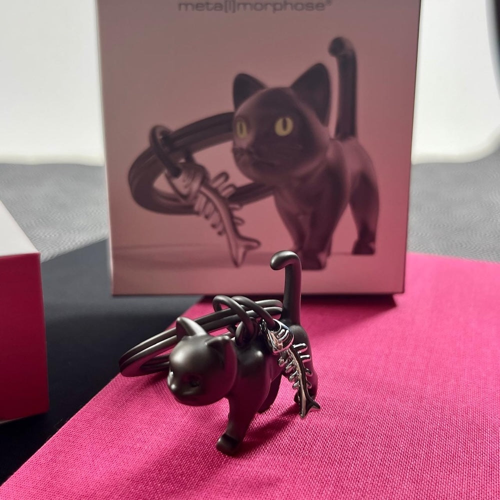 Llavero - Gato Negro Pez