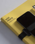 Libreta Not White L - Amarillo
