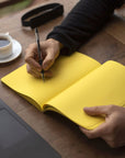 Libreta Not White L - Amarillo