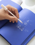 Libreta Not White L - Azul