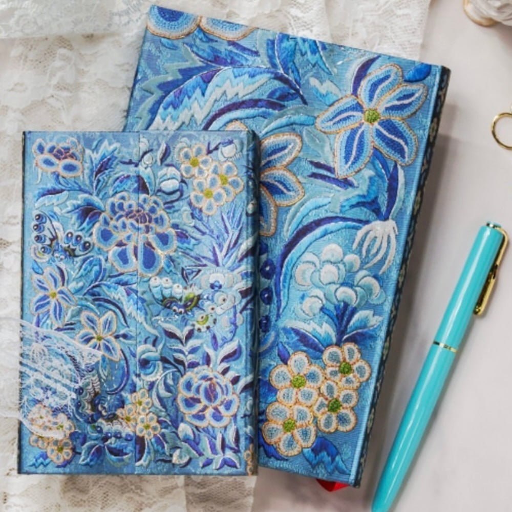 Libreta Mini Tapa Dura - Hanfu: Blue Willow