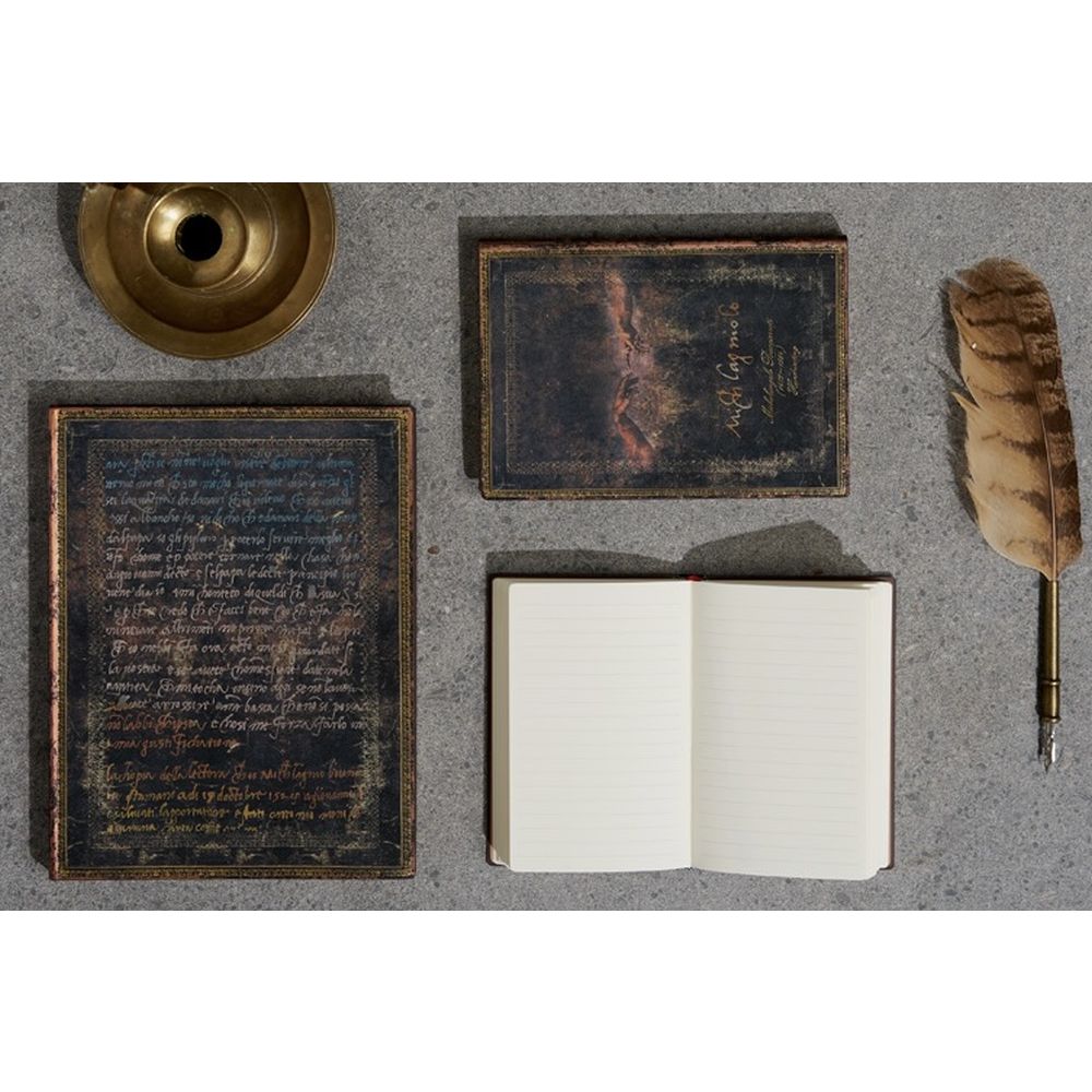 Libreta Mini Tapa Blanda - Michelangelo, Handwriting