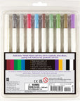 Set Lapices - 10 Marcadores Metalizados 1.0mm