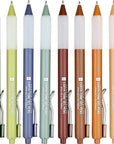 Set Lapices - 8 Gel Pens Earth (Tierra)