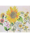 Set Tarjetas - Watercolor Sunflower