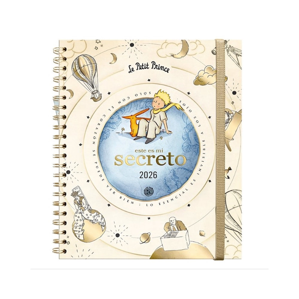 Agenda 2026 Principito - Semanal - Cuaderno Anillado