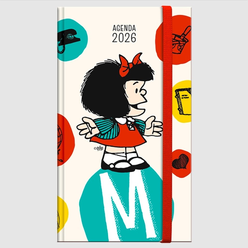 Agenda 2026 Mafalda - Semanal - Chequera