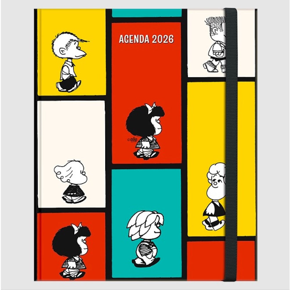 Agenda 2026 Mafalda - Diaria - Cuaderno Empastado