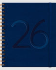 Agenda 2026 PU Anillada - Diaria - Azul