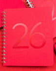 Agenda 2026 PU Anillada - Semanal - Roja