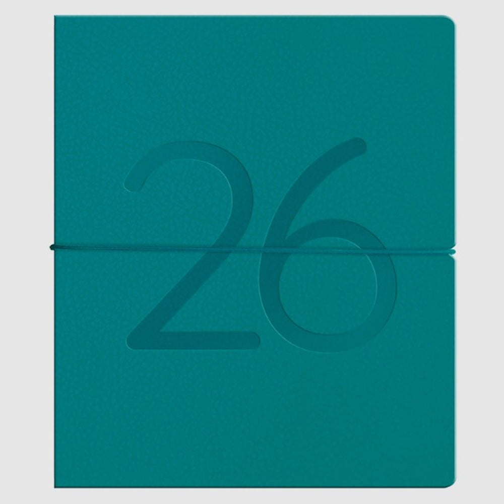 Agenda 2026 PU Tapa Blanda - Semanal - Turquesa