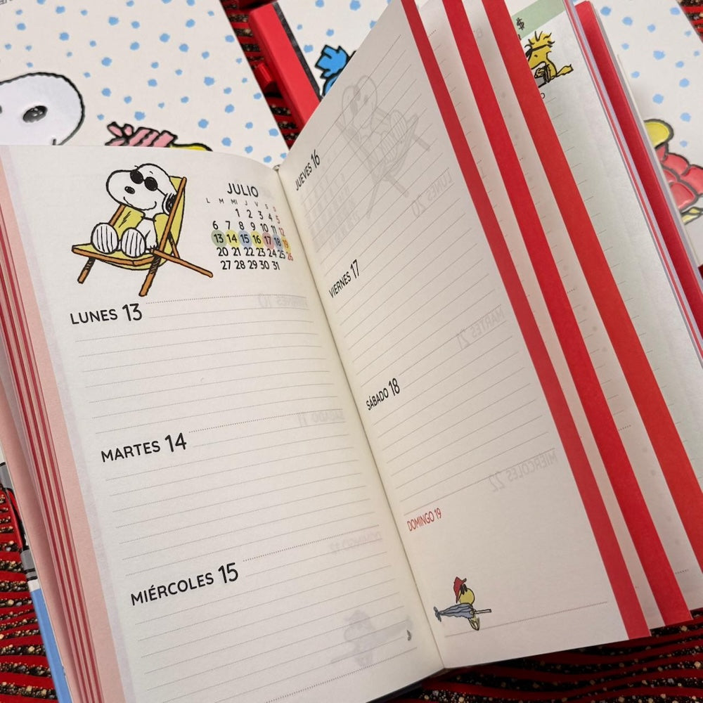 Agenda 2026 Snoopy - Semanal - A5