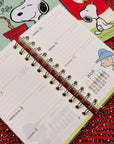 Agenda 2026 Snoopy - Semanal - Chequera Anillada