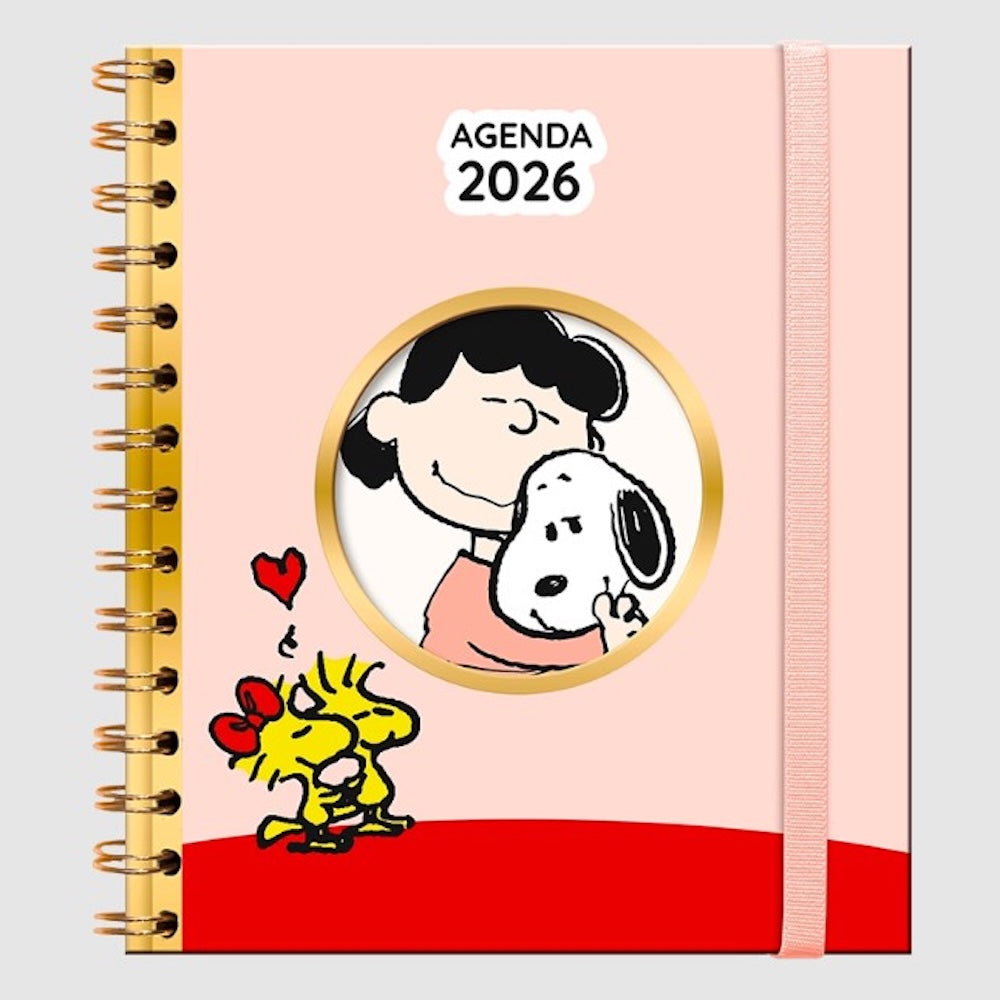 Agenda 2026 Snoopy - Semanal - Pocket Anillada