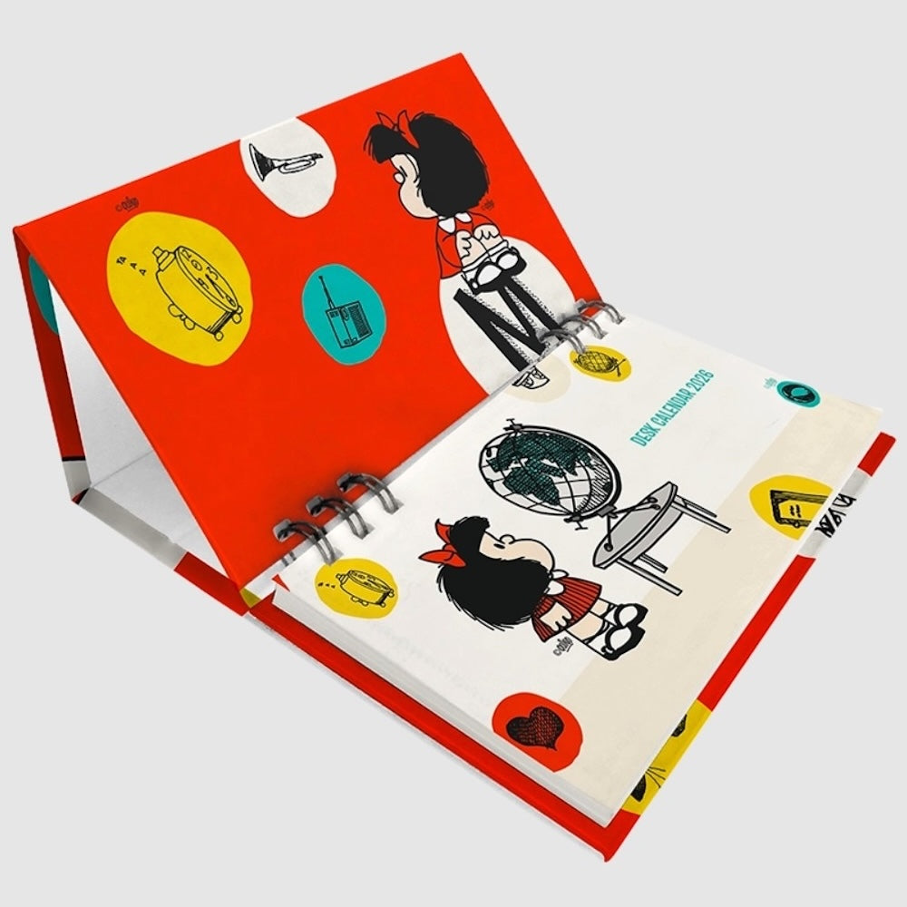 Calendario Escritorio 2026 (Grande) - Mafalda