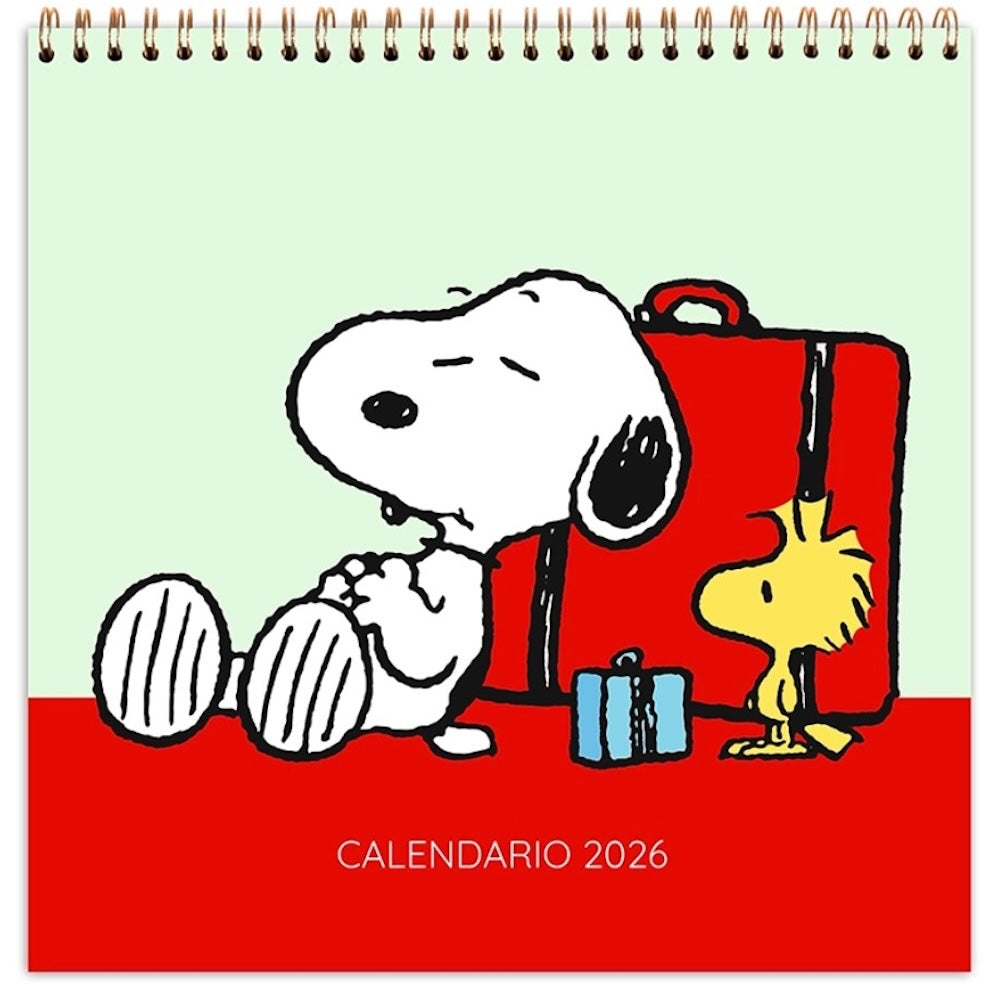 Calendario Pared 2026 - Snoopy