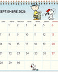 Calendario Pared 2026 - Snoopy