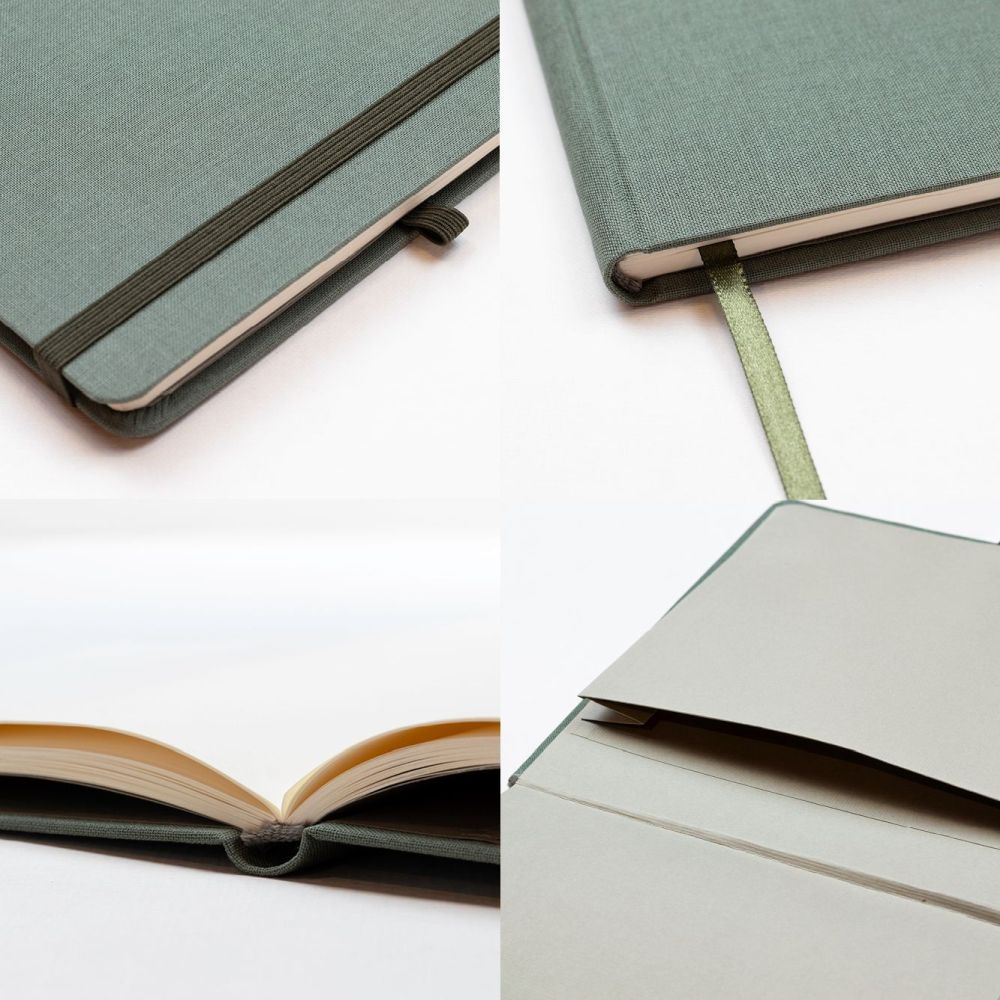 Libreta Horizontal Tapa Dura- Croquis