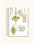 Libreta Anillada Grande Green Vibes Only