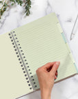 Libreta Anillada Grande Green Vibes Only