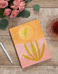 Libreta Copta Grande Golden Agave