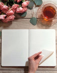 Libreta Copta Grande Leopardo Free Your Mind