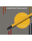 Bolígrafo Construction Basic - Amarillo