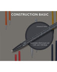 Bolígrafo Construction Basic - Negro