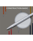 Bolígrafo Construction Basic - Silver