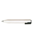 Portaminas 3.15mm Shorty - Blanco con Clip Negro