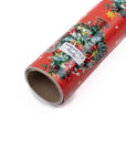 Papel de Regalo - Pinos Rojos